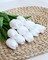 20PCS Tulips Artificial Flowers Faux Silk Tulip Stems Fake Flowers Bouquets for Vase Wedding Home Decoration White